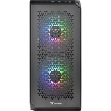 Thermaltake View 300 MX Tower-behuizing Zwart | 2x USB-A 3.2 (5 Gbit/s) | 1x USB-C 3.2 (10 Gbit/s) | 1x Audio | Window-kit