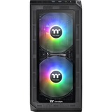 Thermaltake View 300 MX midi tower behuizing Zwart | 2x USB-A | 1x USB-C | RGB | Window