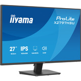 iiyama ProLite X2797HSU-B1 27" monitor Zwart, 120Hz, HDMI, DisplayPort, USB-C, Audio