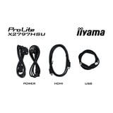 iiyama ProLite X2797HSU-B1 27" monitor Zwart, 120Hz, HDMI, DisplayPort, USB-C, Audio