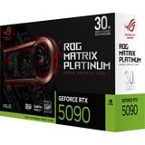 ASUS GeForce RTX 5090 ROG Matrix Platinum grafische kaart Zwart/donkerrood, DLSS 4, 3x DisplayPort, 2x HDMI 2.1