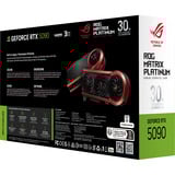 ASUS GeForce RTX 5090 ROG Matrix Platinum grafische kaart Zwart/donkerrood, DLSS 4, 3x DisplayPort, 2x HDMI 2.1