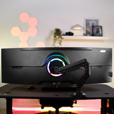 Arozzi Alzare Neo Pro - Gas Spring Monitor Arm - Black monitorarm Zwart
