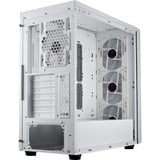 Cooler Master MasterBox 600 midi tower behuizing Wit | 2x USB-A | 1x USB-C | RGB | Tempered Glass