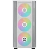 Cooler Master MasterBox 600 midi tower behuizing Wit | 2x USB-A | 1x USB-C | RGB | Tempered Glass