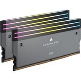 Corsair 64 GB DDR5-6000 (2x 32 GB) Kit werkgeheugen Grijs, CMP64GX5M2B6000Z30, Dominator Titanium RGB, XMP, EXPO
