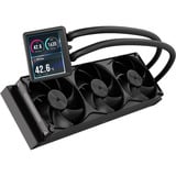 Corsair NAUTILUS II 360 RS LCD-vloeistofkoeler voor CPU waterkoeling Zwart