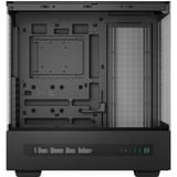 DeepCool CH690 DIGITAL midi tower behuizing Zwart | 2x USB-A | 1x USB-C | Tempered Glass