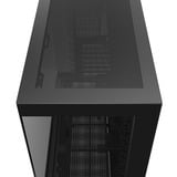 DeepCool CH690 DIGITAL midi tower behuizing Zwart | 2x USB-A | 1x USB-C | Tempered Glass