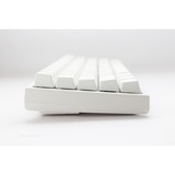 Ducky One 2 Pro Mini Pure White, gaming toetsenbord Wit, US lay-out, Kailh box Red, RGB led, Double-shot PBT, QUACK Mechanics, 60%