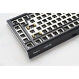 Ducky ProjectD Tinker 75 met QMK/VIA RGB mechanisch toetsenbord Zwart, US lay-out (QWERTY), 75%, Barebone. RGB leds, Hot-swappable, Gasket mount