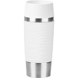 Emsa Travel Mug Wave Thermosbeker Wit/roestvrij staal, 0,36 Liter