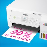 Epson EcoTank ET-2876 A4 multifunctionele Wi-Fi-printer met inkttank all-in-one inkjetprinter Wit, Scannen, Kopiëren, Wi-Fi, inclusief tot 3 jaar inkt