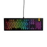 Glorious GMMK 3 HE 100% Prebuilt Wired Black, gaming toetsenbord Zwart, US lay-out, Glorious Fox, 100%, RGB, GPBT-doubleshot keycaps, Knob