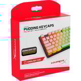 HyperX Pudding Keycaps Full Key Set (White PBT) Zwart/transparant