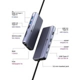 ICY BOX IB-DK4062-CPD 12-in-1 dockingstation Aluminium