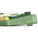 Iqunix ZX75 Camping Wireless Mechanical Keyboard Groen, US lay-out (QWERTY), IQUNIX Moonstone, 75%, RGB leds, Hot-swappable, Double-shot PBT, 2.4GHz | Bluetooth 5.1 | USB-C
