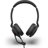 Jabra Evolve2 30 SE, MS on-ear headset Zwart, USB-C, USB-A, Stereo