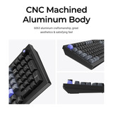 Keychron Q5 HE 8K Magnetic Switch Keyboard Wit, US lay-out (QWERTY), Keychron Ultra-Fast Lime, 96%, RGB leds, OSA double-shot PBT, hot swap, Knob