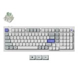 Keychron Q5 HE 8K Magnetic Switch Keyboard, toetsenbord Wit, US lay-out, Keychron Ultra-Fast Lime, RGB leds, 96%, OSA double-shot PBT, hot swap, Knob