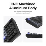 Keychron Q5 HE 8K Magnetic Switch Keyboard, toetsenbord Wit, US lay-out, Keychron Ultra-Fast Lime, RGB leds, 96%, OSA double-shot PBT, hot swap, Knob
