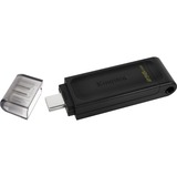 Kingston DataTraveler 70 256 GB usb-stick Zwart, DT70/256GB, USB-C 3.2 Gen 1