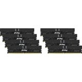 Kingston FURY 256 GB DDR5-5600 Octo-Kit werkgeheugen Zwart, KF556R36RBK8-256, Renegade PRO, XMP