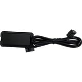 Lian Li UNI FAN TL120 LCD Reverse Blade Wireless Triple Pack case fan Zwart, 4-pin PWM + 1x 9-pin USB, Incl. controller