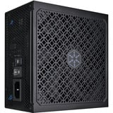 SilverStone HELA 1200Rz Axis modulaire 1200 watt voeding  Zwart, 2x 12V-2x6, 5x PCIe