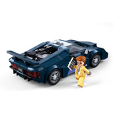 Sluban ModelBricks - donkerblauwe hypersportwagen Constructiespeelgoed Schaal 1:32