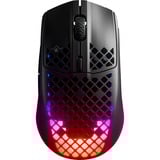 SteelSeries Aerox 3 Wireless - Onyx gaming muis Zwart, 18.000 dpi, RGB leds