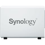 Synology DiskStation DS223j incl. 2x WD Red Plus 4 TB harde schijf nas Wit, 2x USB 3.2 Gen 1