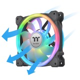 Thermaltake SWAFAN 12 RGB 120x120x25 case fan Zwart, 3 stuks, incl. controller