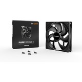 be quiet! Pure Wings 3 140mm case fan Zwart, 3-pins fan-connector