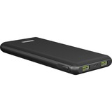 goobay Wireless Powerbank 10.000mAh Zwart, USB-C PD, QC 3.0, 10.000 mAh