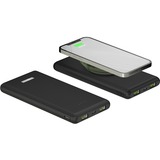 goobay Wireless Powerbank 10.000mAh Zwart, USB-C PD, QC 3.0, 10.000 mAh