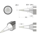 iFixit FixHub soldeerpunt, fijn soldeerbout Zilver