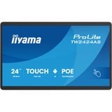 iiyama ProLite TW2424AS-B3P 23.8" Public Display Zwart (mat), Touch, USB, LAN, WiFi, Bluetooth, Audio