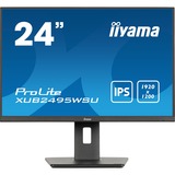 iiyama ProLite XUB2495WSU-B7 24.1" monitor Zwart, 75Hz, USB, HDMI, Audio