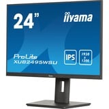 iiyama ProLite XUB2495WSU-B7 24.1" monitor Zwart, 75Hz, USB, HDMI, Audio