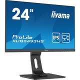 iiyama Prolite XUB2493HS-B4 23.8" Monitor Zwart, VGA, HDMI, DisplayPort