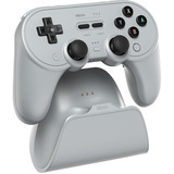 8BitDo Pro 3 Bluetooth Gamepad Grijs/zwart, Switch 1 & 2, PC, Android, 2.4 GHz / Bluetooth / USB
