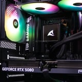 ALTERNATE Thunderstorm Pro Ryzen 7 – 5080 OC Slim Limited edition gaming pc Zwart | R7 7800X3D | RTX 5080 | 32 GB | 2 TB SSD