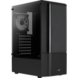 Aerocool Quantum v2 Tower-behuizing Zwart/grijs | USB-A 2.0 | 2x USB-A 3.2 (5 Gbit/s) | 2x Audio | Window-kit