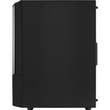 Aerocool Quantum v2 Tower-behuizing Zwart/grijs | USB-A 2.0 | 2x USB-A 3.2 (5 Gbit/s) | 2x Audio | Window-kit