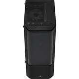 Aerocool Quantum v2 Tower-behuizing Zwart/grijs | USB-A 2.0 | 2x USB-A 3.2 (5 Gbit/s) | 2x Audio | Window-kit