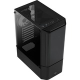 Aerocool Quantum v2 Tower-behuizing Zwart/grijs | USB-A 2.0 | 2x USB-A 3.2 (5 Gbit/s) | 2x Audio | Window-kit