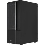 Aerocool Quantum v2 Tower-behuizing Zwart/grijs | USB-A 2.0 | 2x USB-A 3.2 (5 Gbit/s) | 2x Audio | Window-kit