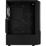 Aerocool Quantum v2 Tower-behuizing Zwart/grijs | USB-A 2.0 | 2x USB-A 3.2 (5 Gbit/s) | 2x Audio | Window-kit