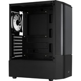 Aerocool Quantum v2 Tower-behuizing Zwart/grijs | USB-A 2.0 | 2x USB-A 3.2 (5 Gbit/s) | 2x Audio | Window-kit